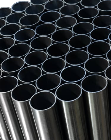Tuberia de cerramiento redonda negra. Aceros Estructurales