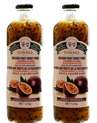 vonbee passion fruit honey puree