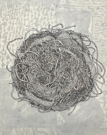 SEDIMENTA - Ink by Janet Griffen