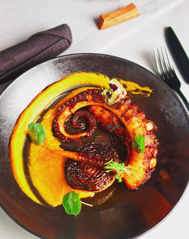 photographie d une recette gastronomique restaurant le frelon d'or thierry le moel photographe