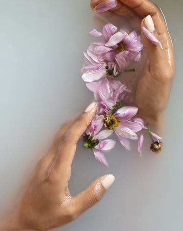 water, hand, bath, moisturizing