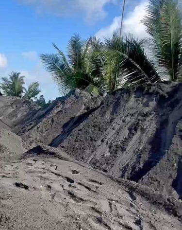 stock pile pasir
