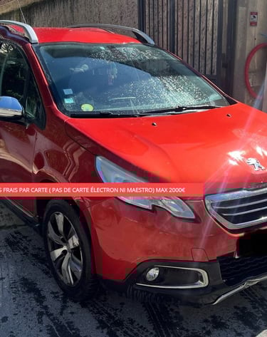 Voiture d’occasion Peugeot rouge – occasion contrôlée et garanties ExelAutos Vincennes