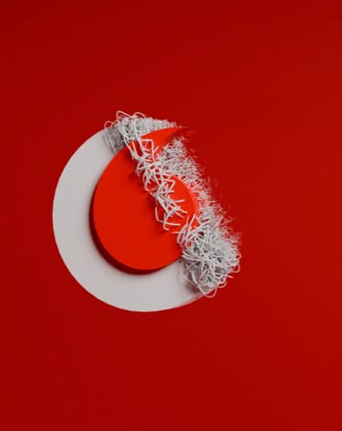 Vodafone logo on a red background