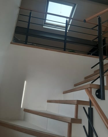 escaliers neufs posés 