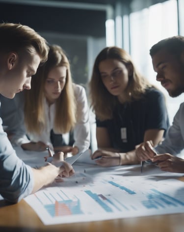 girl wearing grey long-sleeved shirt using MacBook Pro on brown wooden table