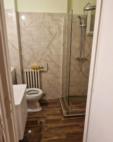 Kupatilo na Slaviji posle renoviranja