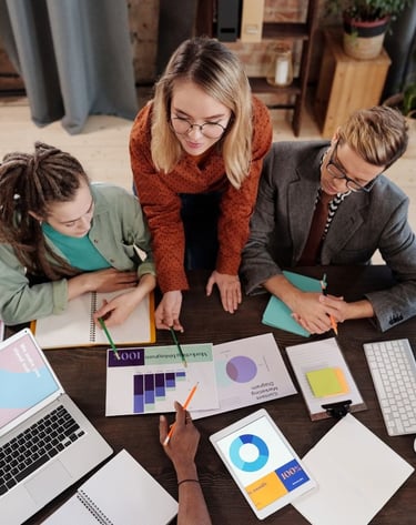 School meeting with parents and teachers, report discussion, educational teamwork, family-school collaboration