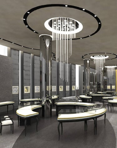 Architecturel Lights for jewellery