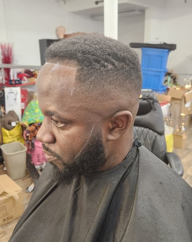 a man with a beard and a beard