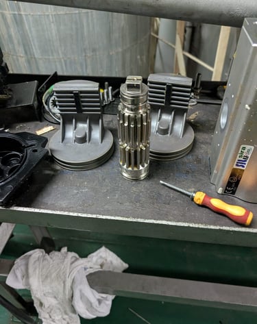 Overhauling of control valve Actuator with repair kit for Inert Gas Generator