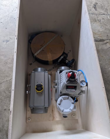 Complete Capacity Valve with Positioner and Actuator