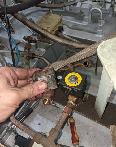 Solenoid valve for Air to Pilot burner