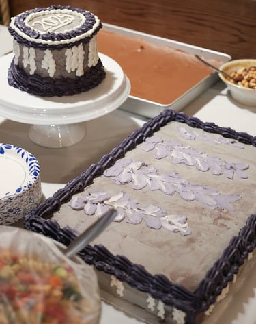 custom baked gourmet cake for graduation party fresh flavors