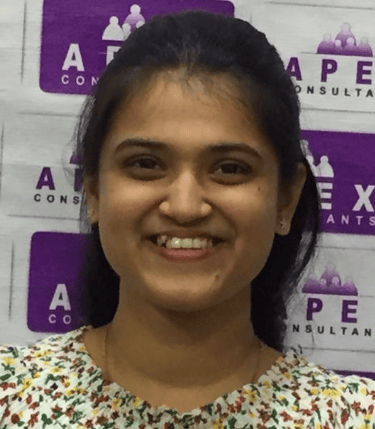 RIDDHI PATEL, For MS In United Kingdom.