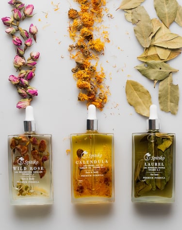 a variety of different types of perfumes