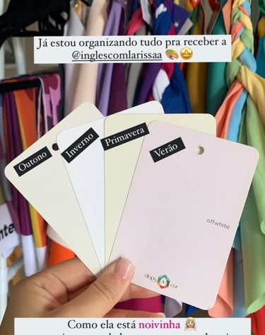 Cartela de coloração pessoal
