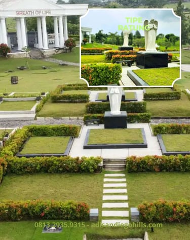 san diego hills memorial park karawang tipe makam patung simbol keabadian warisan keluarga 