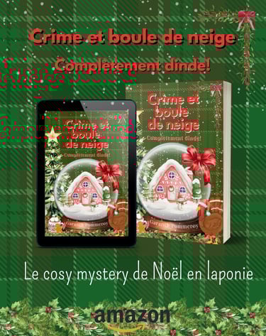 Dernière sortie de Garance Pommeroy, autrice de cosy mystery. Crime et boule de neige 6