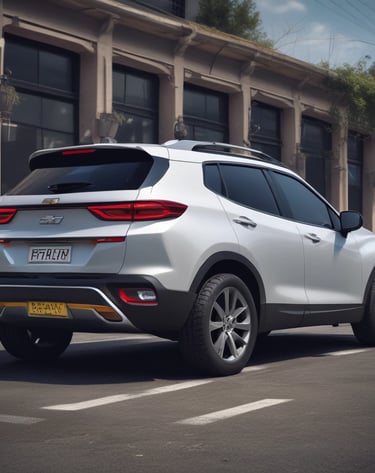 Close-up of hands working on a car's brake system with tools