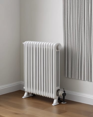 Team member inspecting plumbing pipes in a residential bathroom