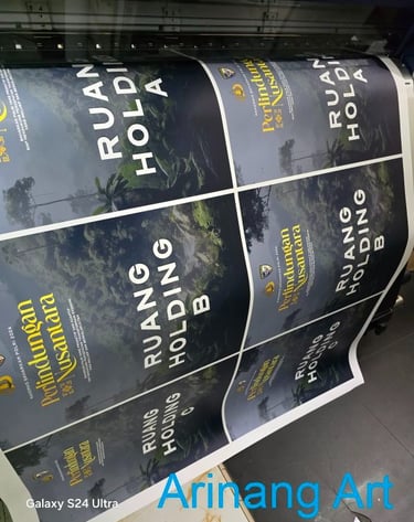 percetakan makassar digital printing arinang art