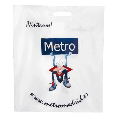 Bolsa asa parche Metro Madrid