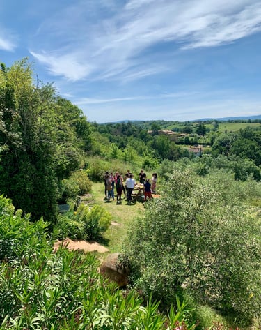cours de yoga en extérieur