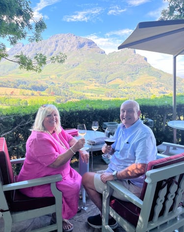 Guests at Delaire Graff in Stellenbosch 