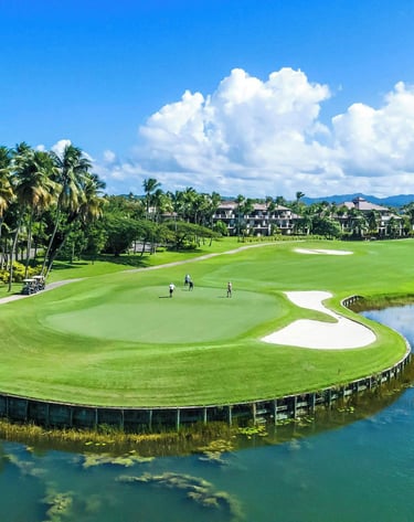 a golf course in puerto rico