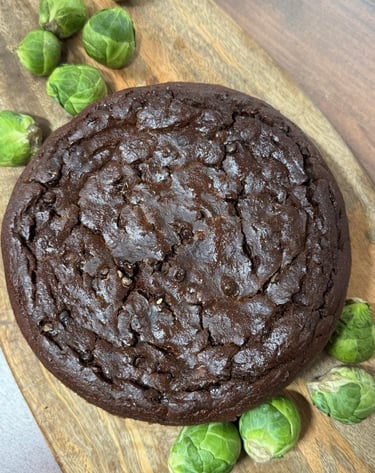 Brussels sprout cake