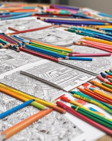 brown and green books on green textile