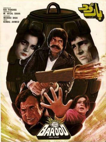 Barood	Urdu.17,August 1984	Muhammad Ali, Shabnam, Sultan Rahi, Baber.Written By Saleem Murad