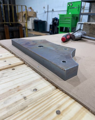 1" Thick Steel Laser Cut