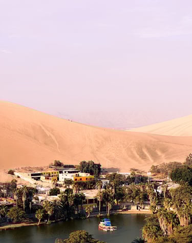 Huacachina Oasis Desert in Peru