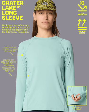 Mountain Hardwear Crater Lake Hoody - effective UPF clothing for travel 2025 offering breathable