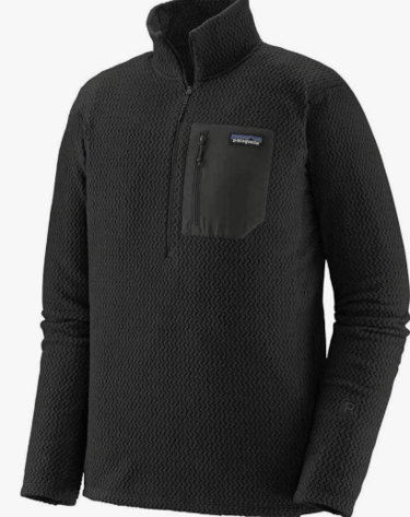 Versatile Patagonia R1 Air fleece sweatshirt, perfect for layering on a Colorado dude ranch