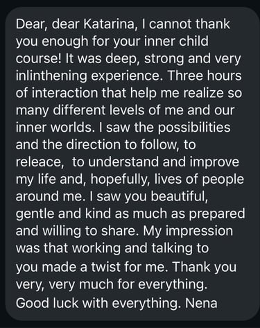 inner child workshop feedback