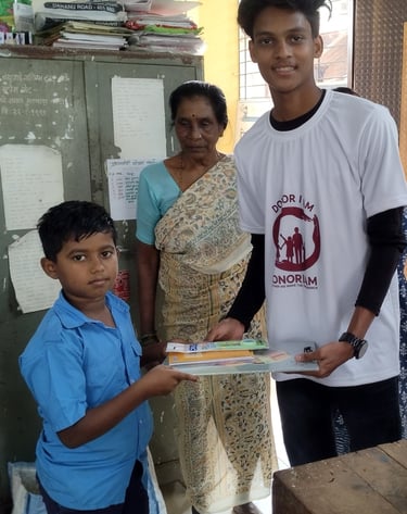 DONORIAM donation to school students3