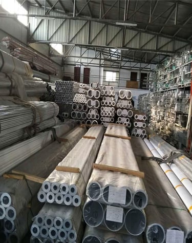 large diameter aluminum pipe