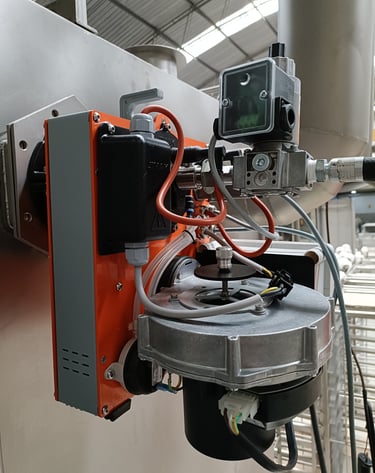 Quemador industrial a gas para tanques de cocción 