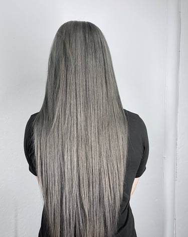 long platinum straight
