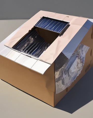 Two children are focused on working together at a laptop, with one pointing at the screen displaying a colorful, cartoon-like program. The setting suggests a classroom with various supplies and a bulletin board visible in the background.