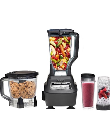Ninja Mega Kitchen System BL770 – 1500W blender, 8-cup food processor, and two 16 oz. to-go cups wit
