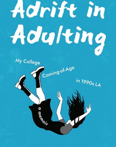 Book cover of Josie Valderrama's memoir, Adrift in Adulting