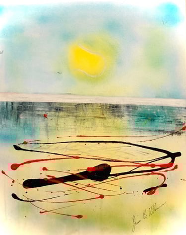 Love-40 50.8 x 40.64 cm Acrylic poured paint on canvas