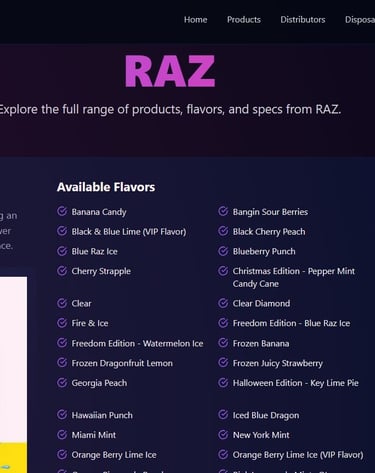 RAZ ltx 25000 vape master distro in usa