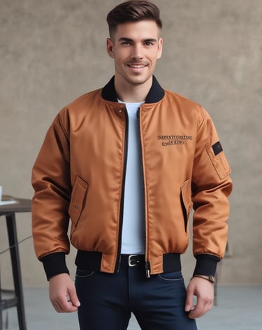 An employee sewing a vibrant embroidered design on a white shirt.