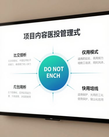 A high-quality still from a corporate presentation video. The frame shows clean, sophisticated infographics on a soft sand background with charcoal text and teal blue accents, reflecting a sense of clarity and impact.