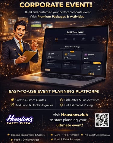 Houston's Sports Bar - Bespoke Event Builder App